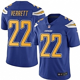 Nike Men & Women & Youth Chargers 22 Jason Verrett Electric Blue Color Color Rush Limited Jersey,baseball caps,new era cap wholesale,wholesale hats